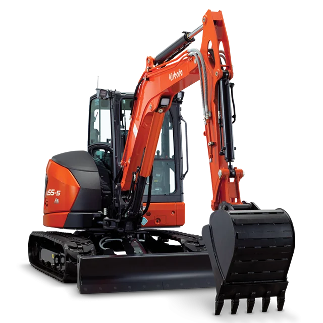 Location mini pelle Kubota 5T avec 3 godets